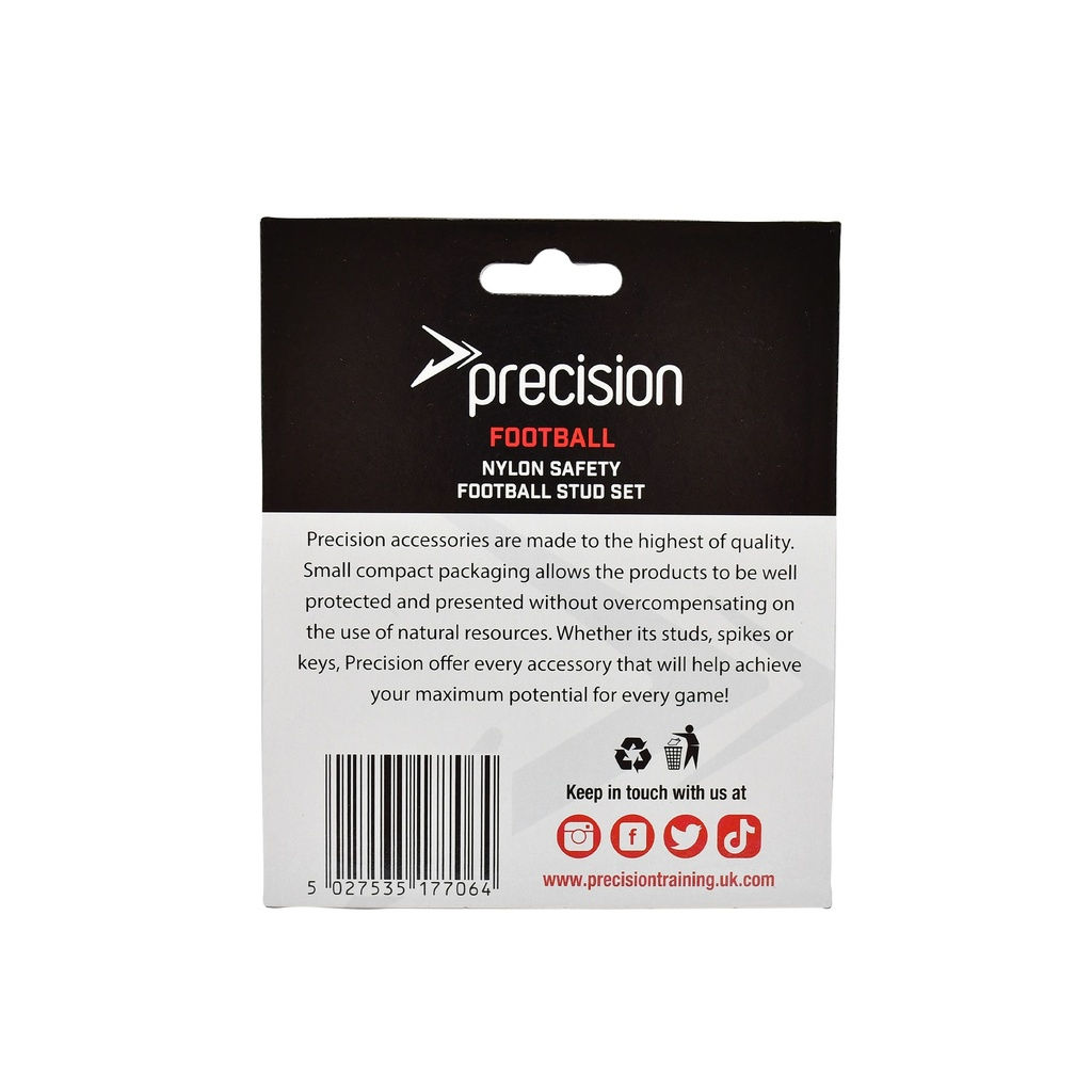 Precision Nylon Safety Football Studs Sets