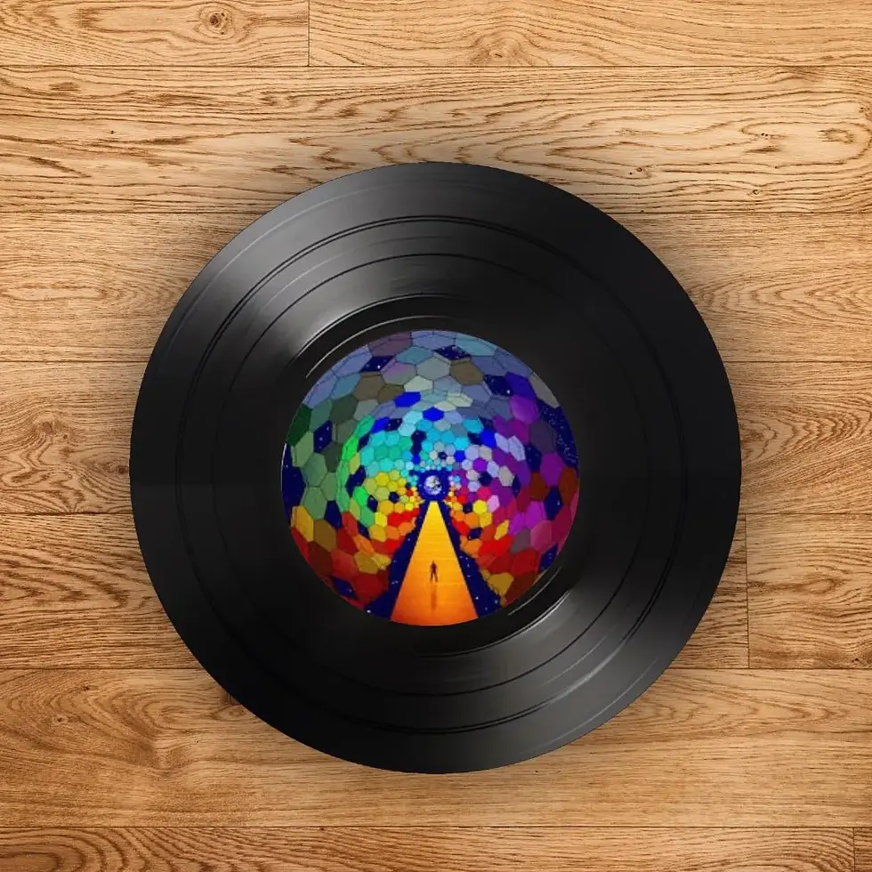 Thumbnail: Set of 4 Muse Round Record Coasters