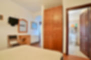 Bedroom with door to en suite shower