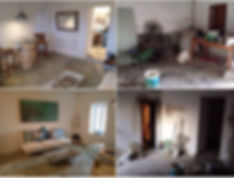 Before and after photos of refurbishment.