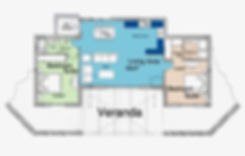 Floor plan of villa Petrou Elia