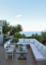 Al fresco seating area