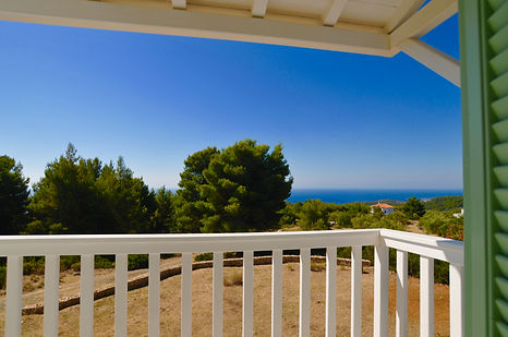 Balcony view out to see across trees