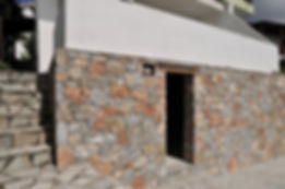 Stone cladding renovation of property on