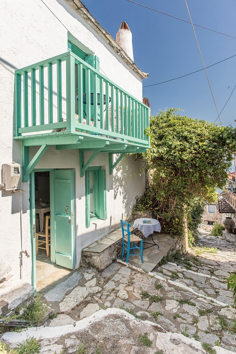 Outside of old village house, Alonissos