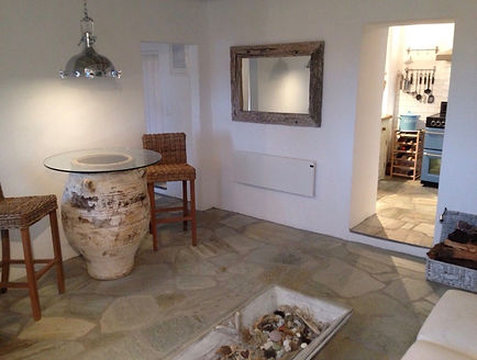 Interior of a renovated house on Alonissos.