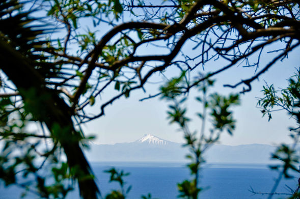 Evia from the garden of villa Eirene, Alonissos