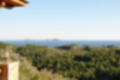 The two brothers islands as seen from the balcony of Petrou Elia, Alonissos