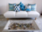 Bespoke coffee table, handmade on Alonissos.