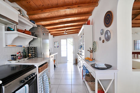Kitchen to a villa in the old village of Alonissos