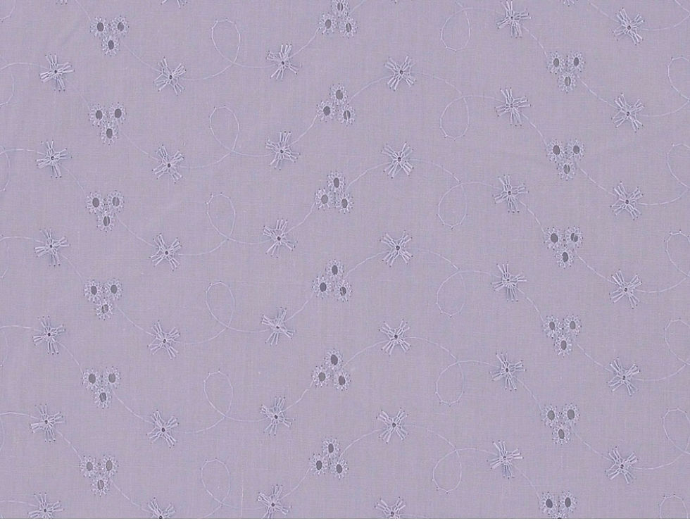 Thumbnail: Lilac Anglaise Broderie - pattern closeup