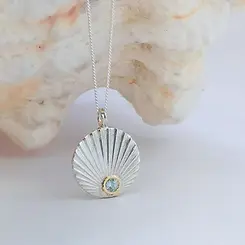 scallop necklace