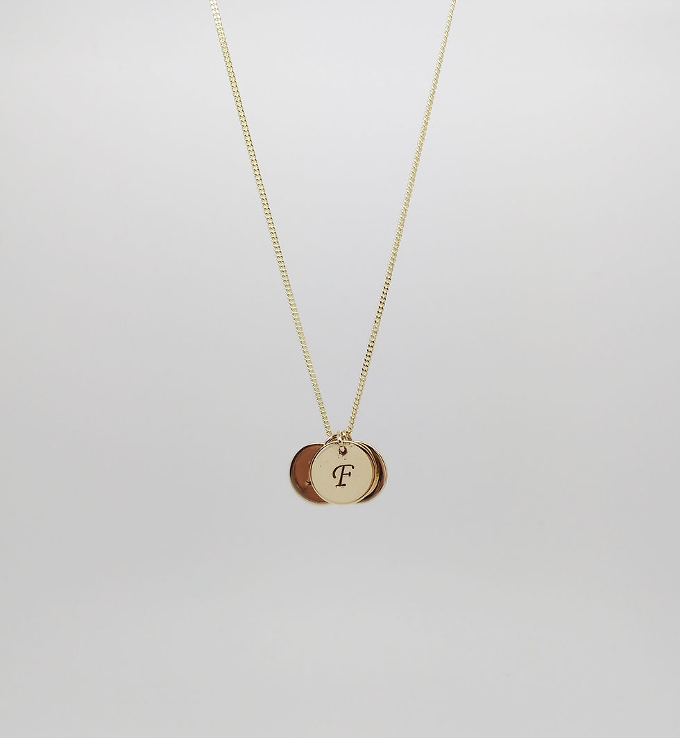 Thumbnail: 9ct Gold Initial Necklace
