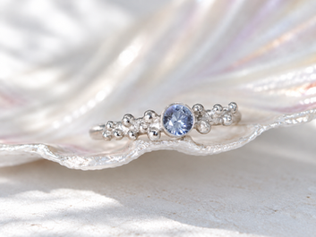 topaz ring with granulation