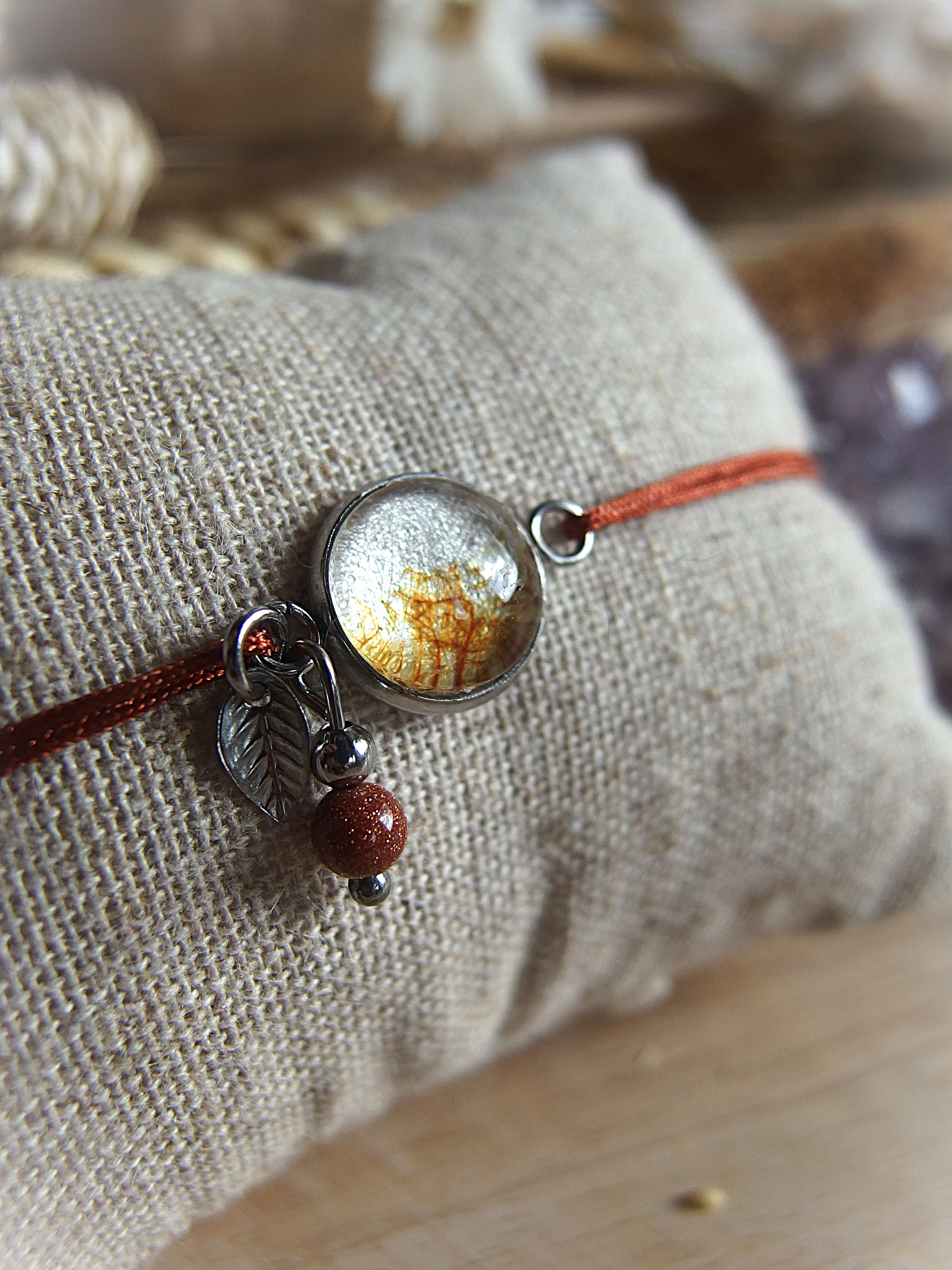 Armband handgeknüpft Moos