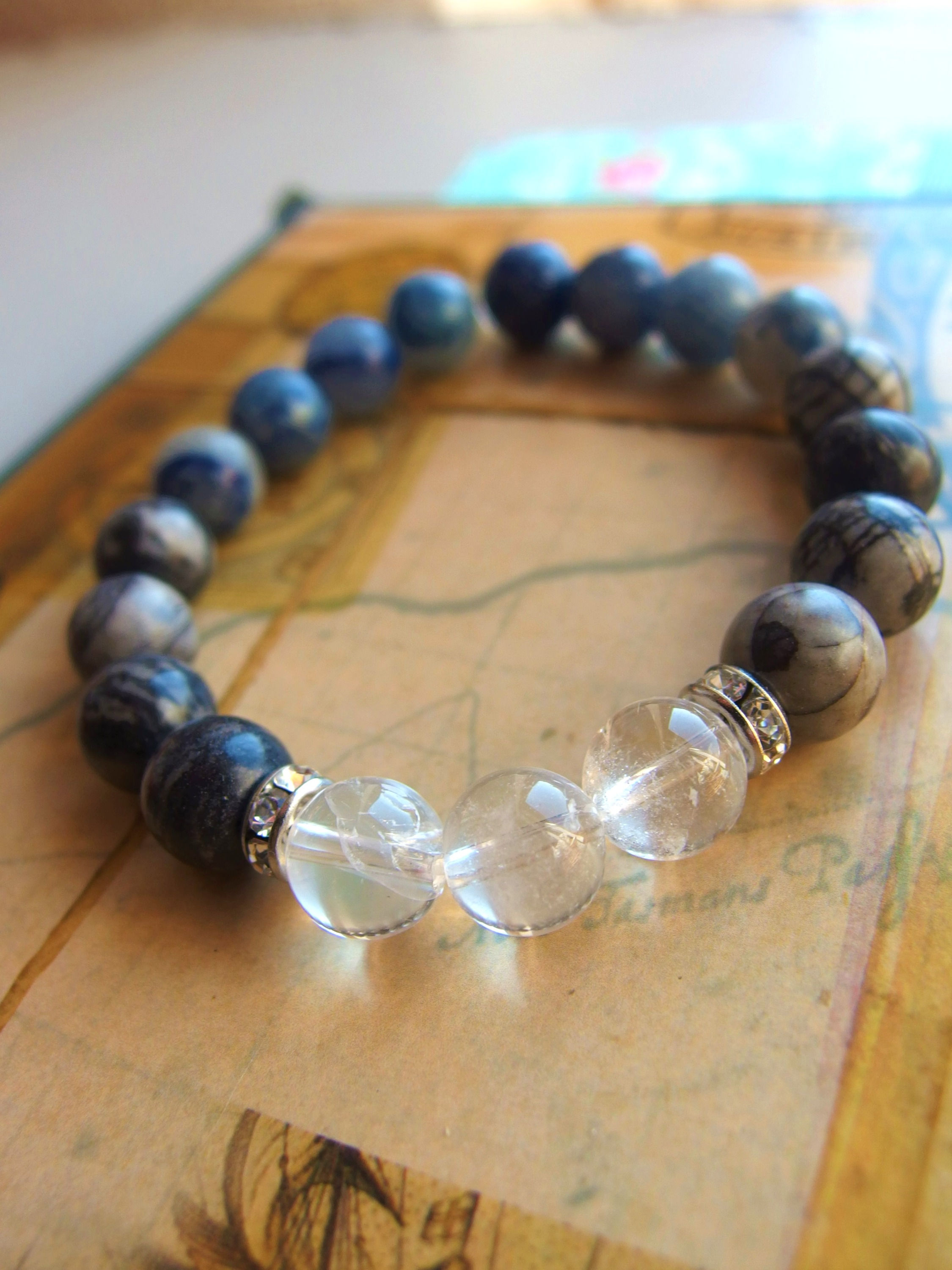 Armband Edelstein Tiroler Bergfluß