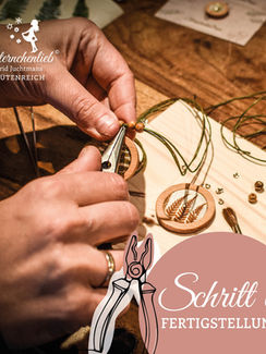 Hände basteln Halskette, Schritt 6 Fertigstellung