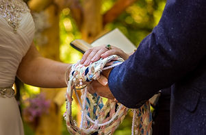 Wyre Forest Handfasting ceremony Worcestershire celebrant