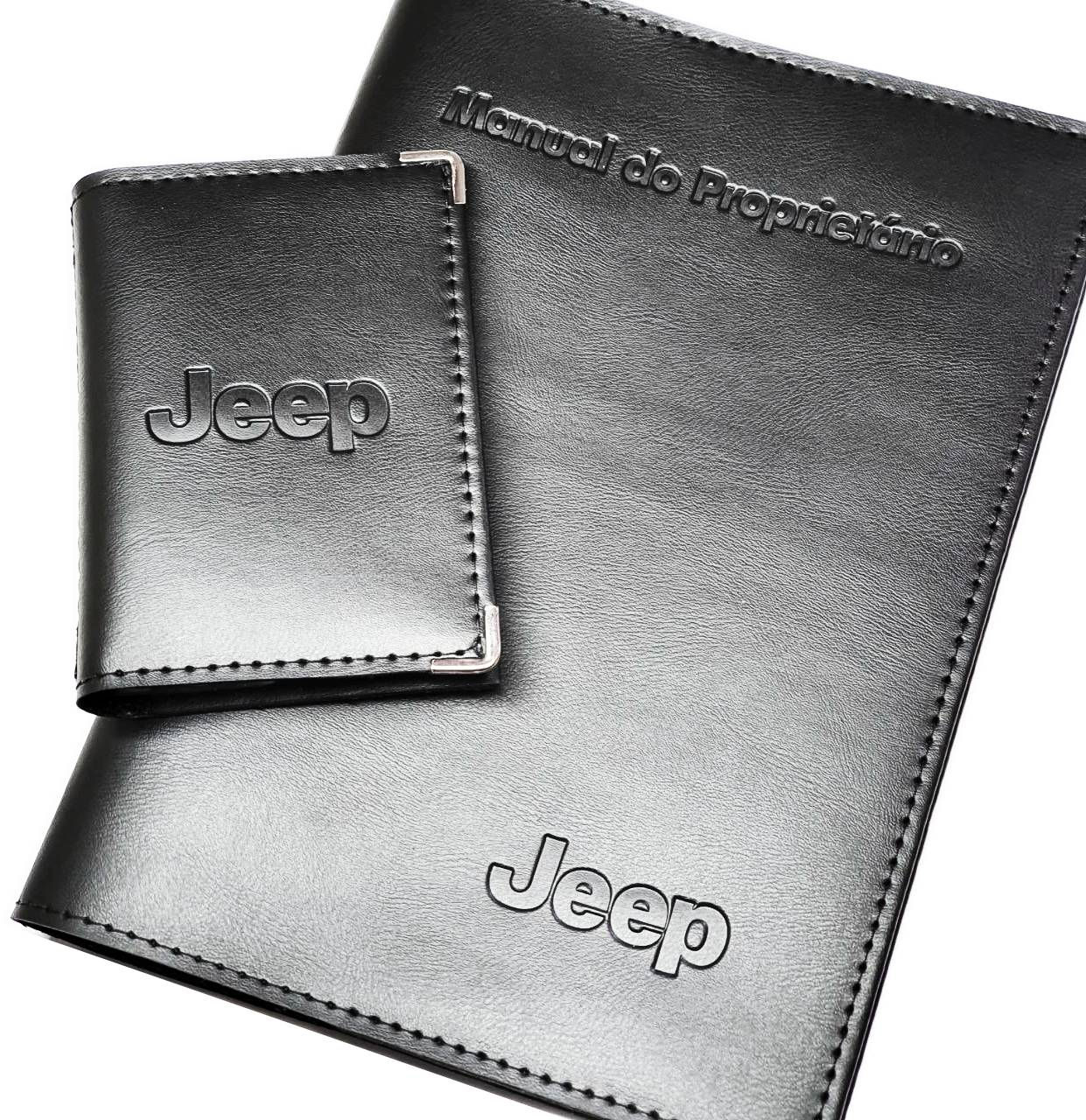 Jeep Kit Porta Manual / Porta Docs Couro Eco