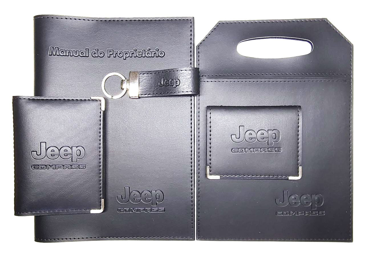 Kit Jeep Compass Porta Manual /PD /PC / Chav. e Lixeira Gilpar