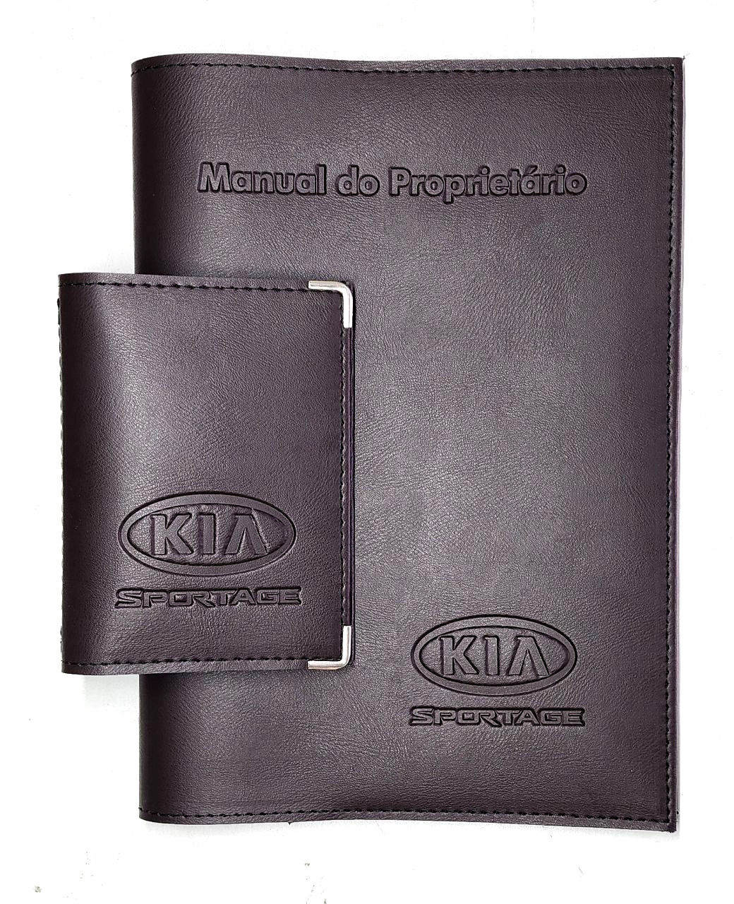 Sportage Kit Porta Manual / Porta Docs Couro Eco Kia