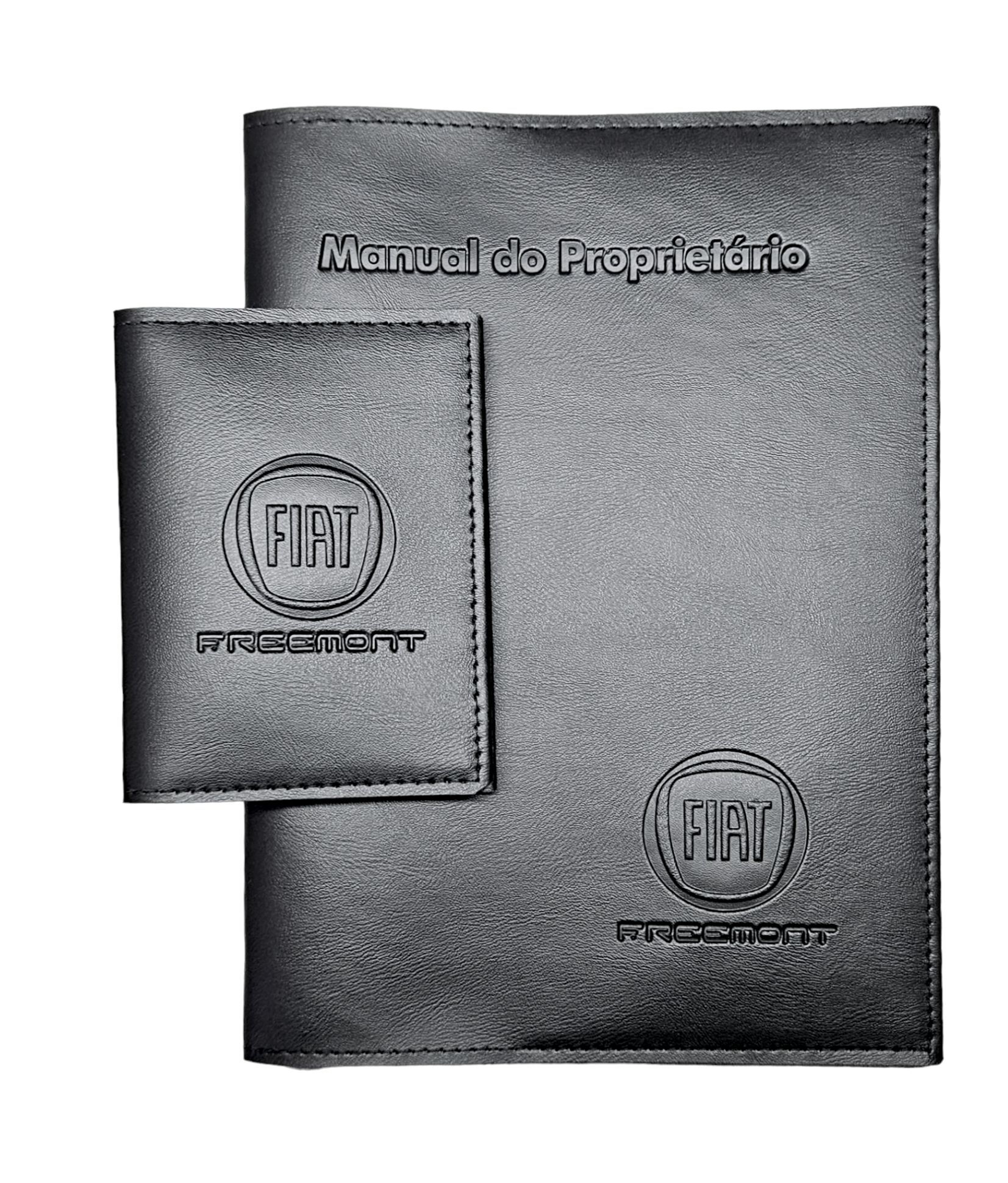 Freemont Kit Porta Manual / Porta Documentos Couro Eco Fiat