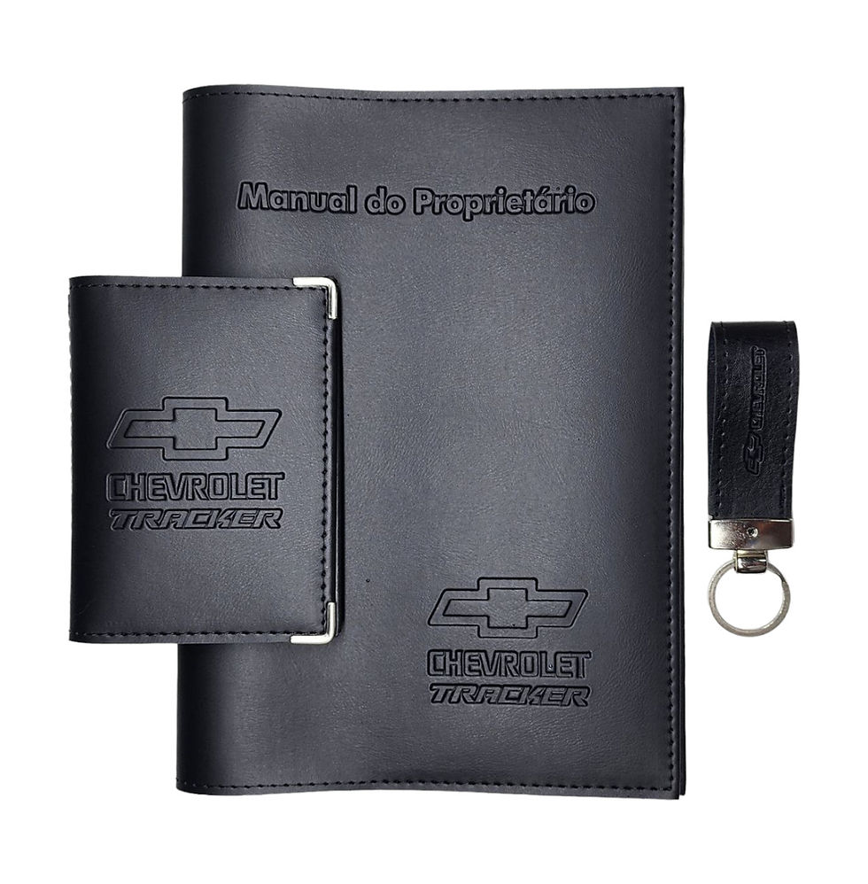 Miniatura: Kit Chevrolet Tracker Porta Manual / Porta Docs / Chav. e Lixeira Gilpar