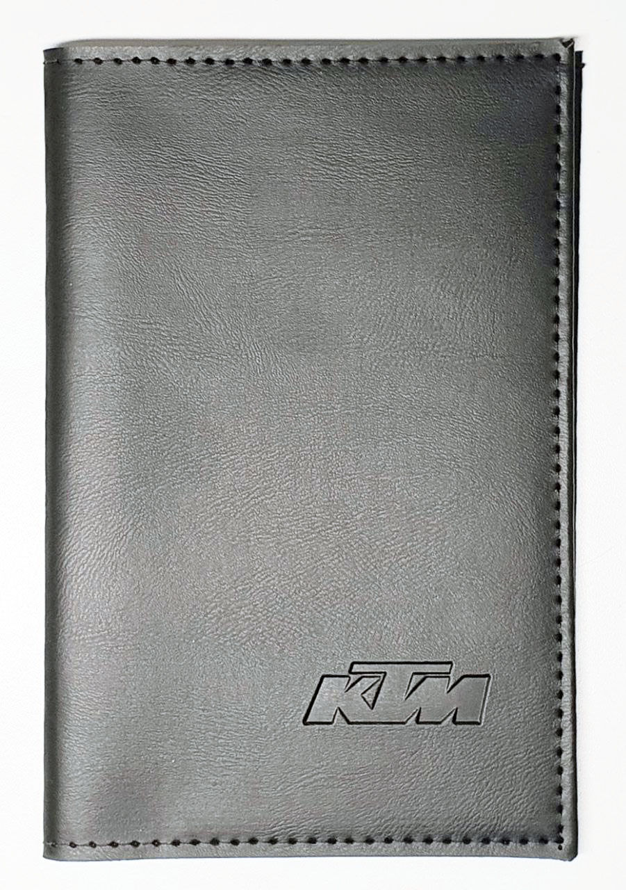 Miniatura: KTM Kit Porta Manual / Porta Docs Couro Eco