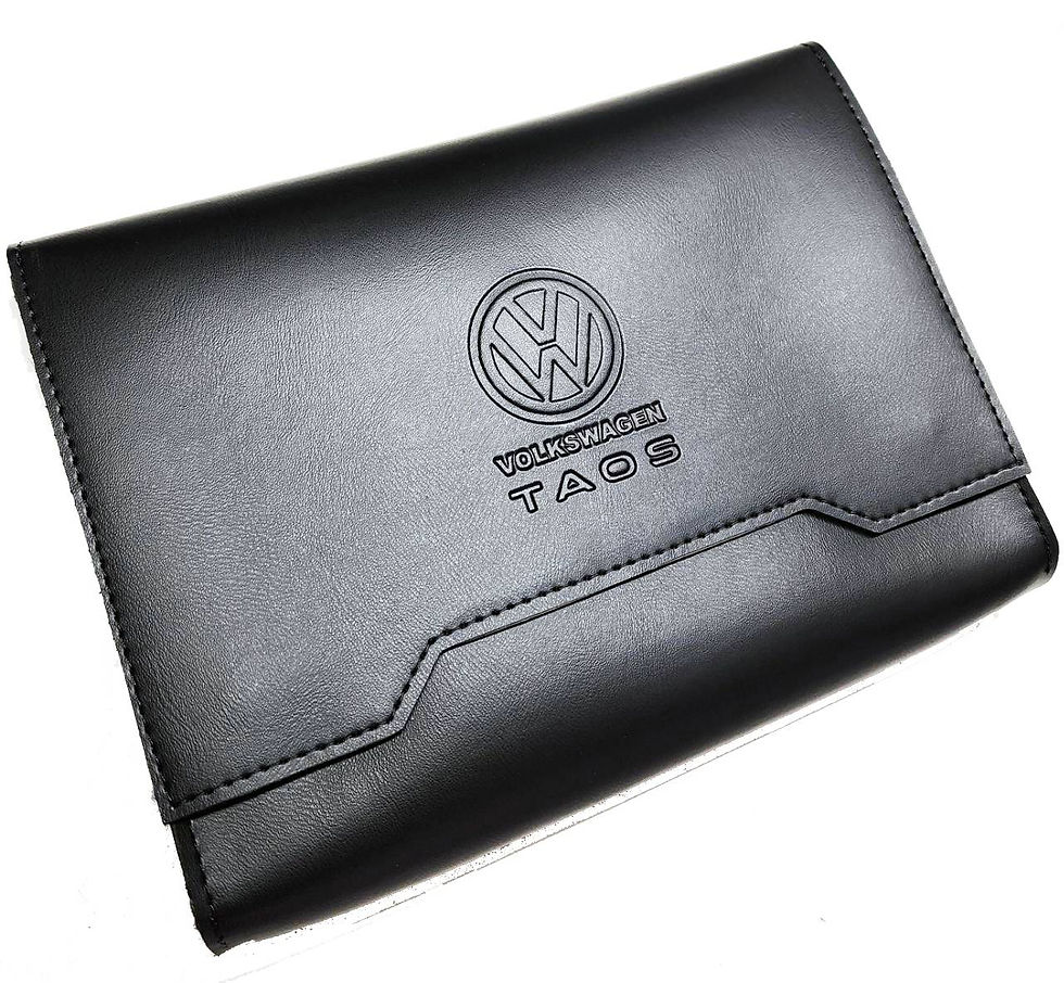 Miniatura: Volkswagen Taos Modelo Bolsa Porta manual com botão