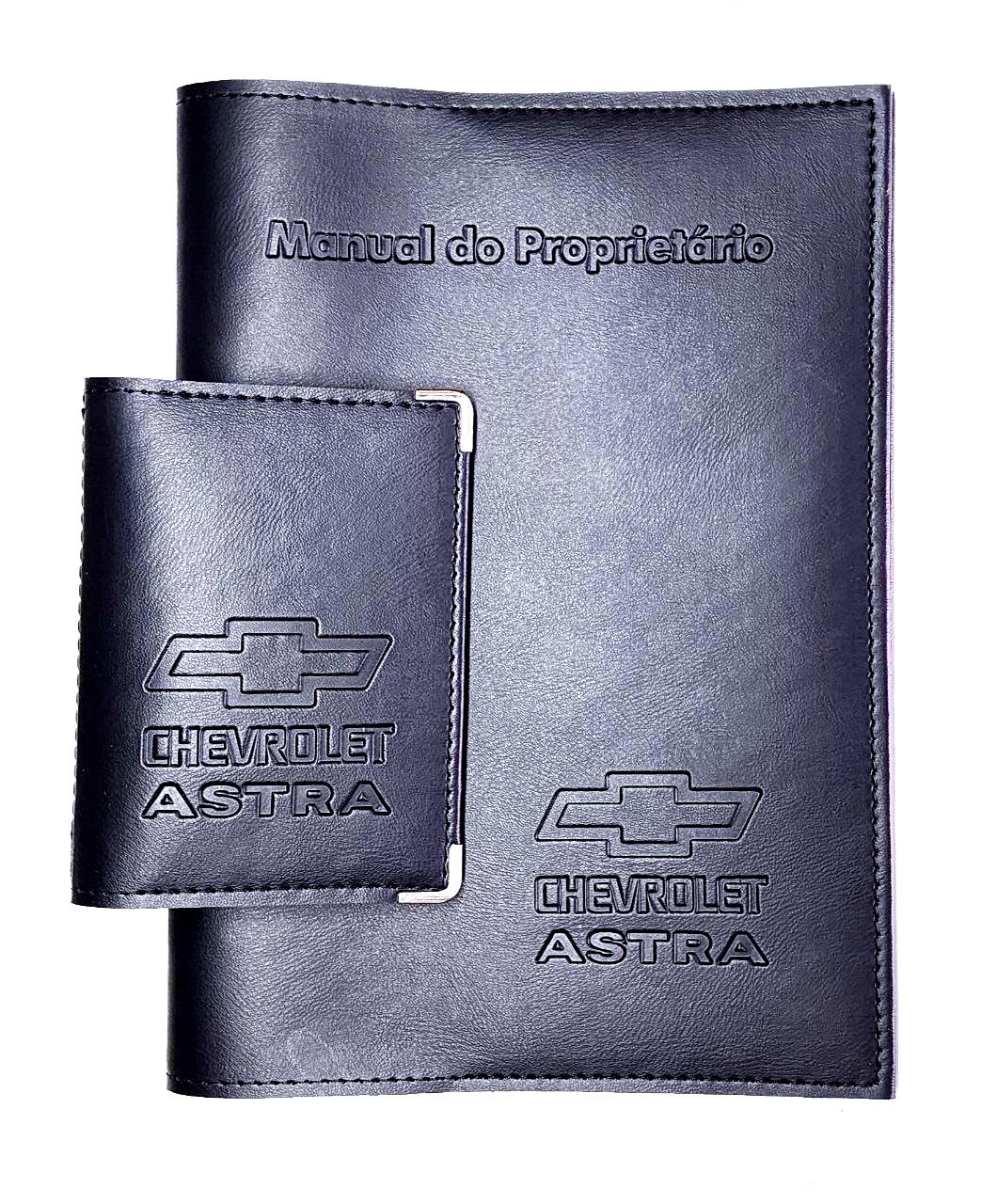 Astra Kit Porta Manual / Porta Docs Couro Eco Chevrolet