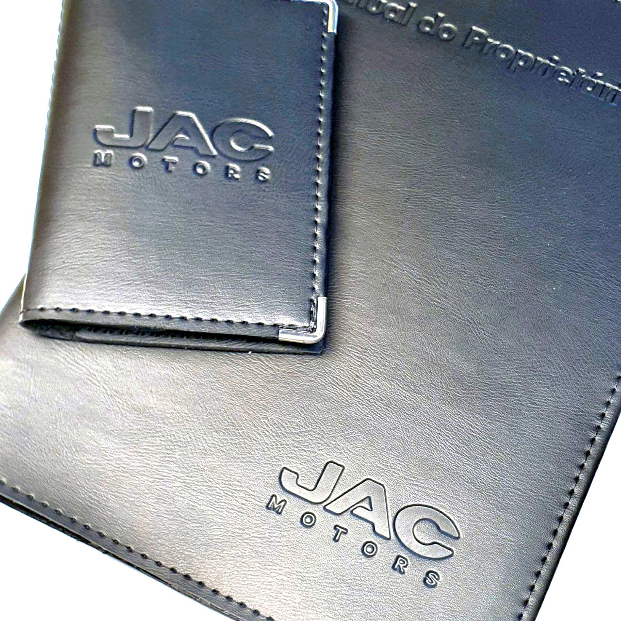 Jac Motors Kit Porta Manual / Porta Docs Couro Eco