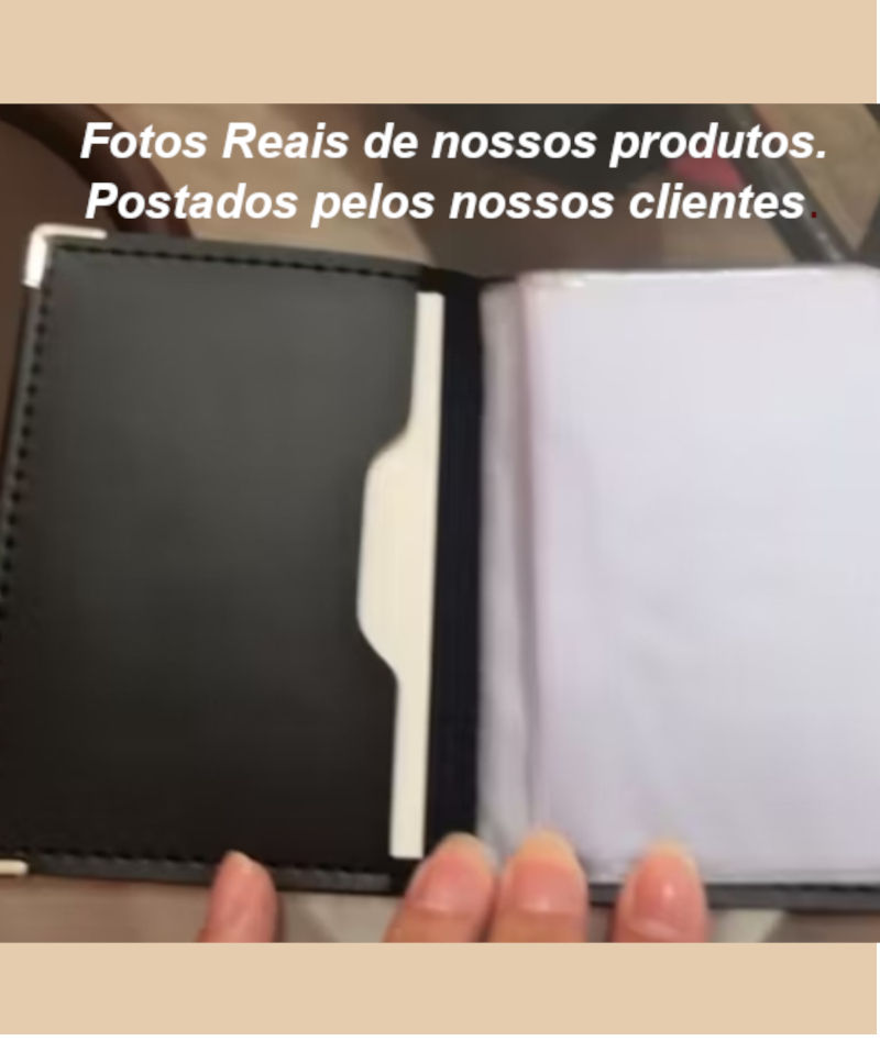 Miniatura: BYD Song PLus  Porta  Documentos  em Couro Eco.