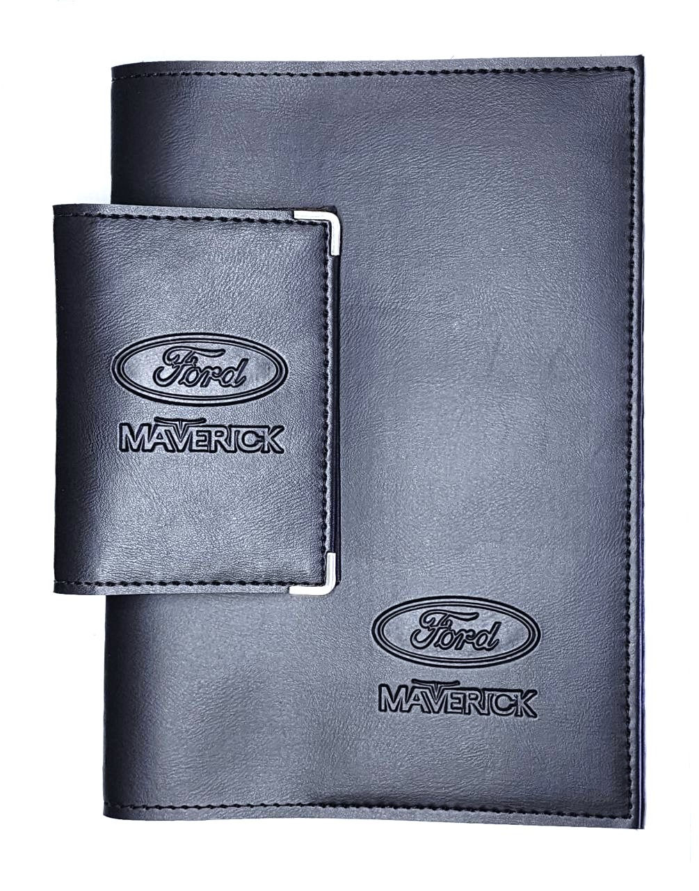 Maverick A Kit Porta Manual/Porta Docs. Couro Eco Ford.