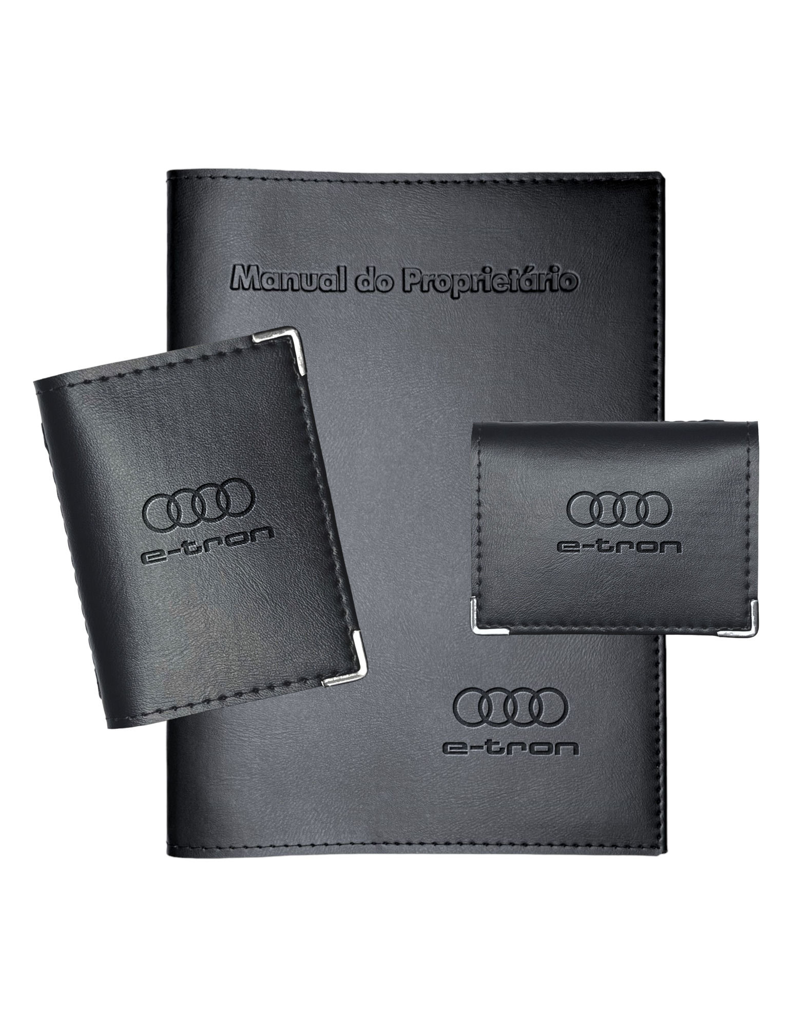 Kit Audi E- tron Porta Manual + Porta Docs + P. Cartão