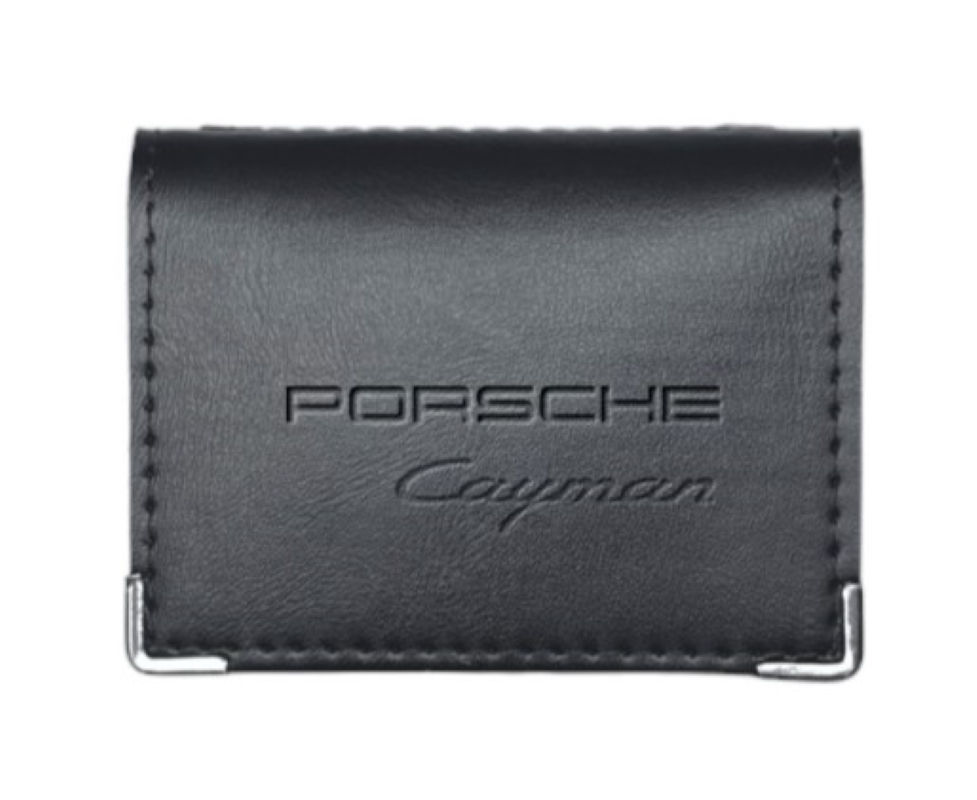 Miniatura: Kit Porsche Cayman Porta Manual + Porta Docs + Porta Cartão e Chaveiro