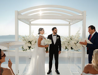 casamento intimista em santorini