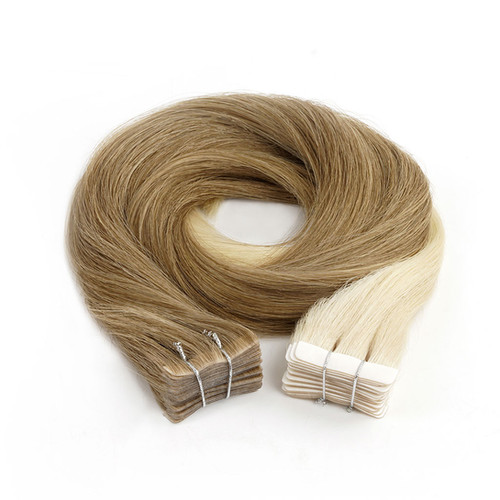 Harlaut apparel ヘンリックハーロゥ1080 ブラウン L 新品 INJECTED-TAPE-IN: Dark Colors 7-Star Full Cuticle Human Remy Hair