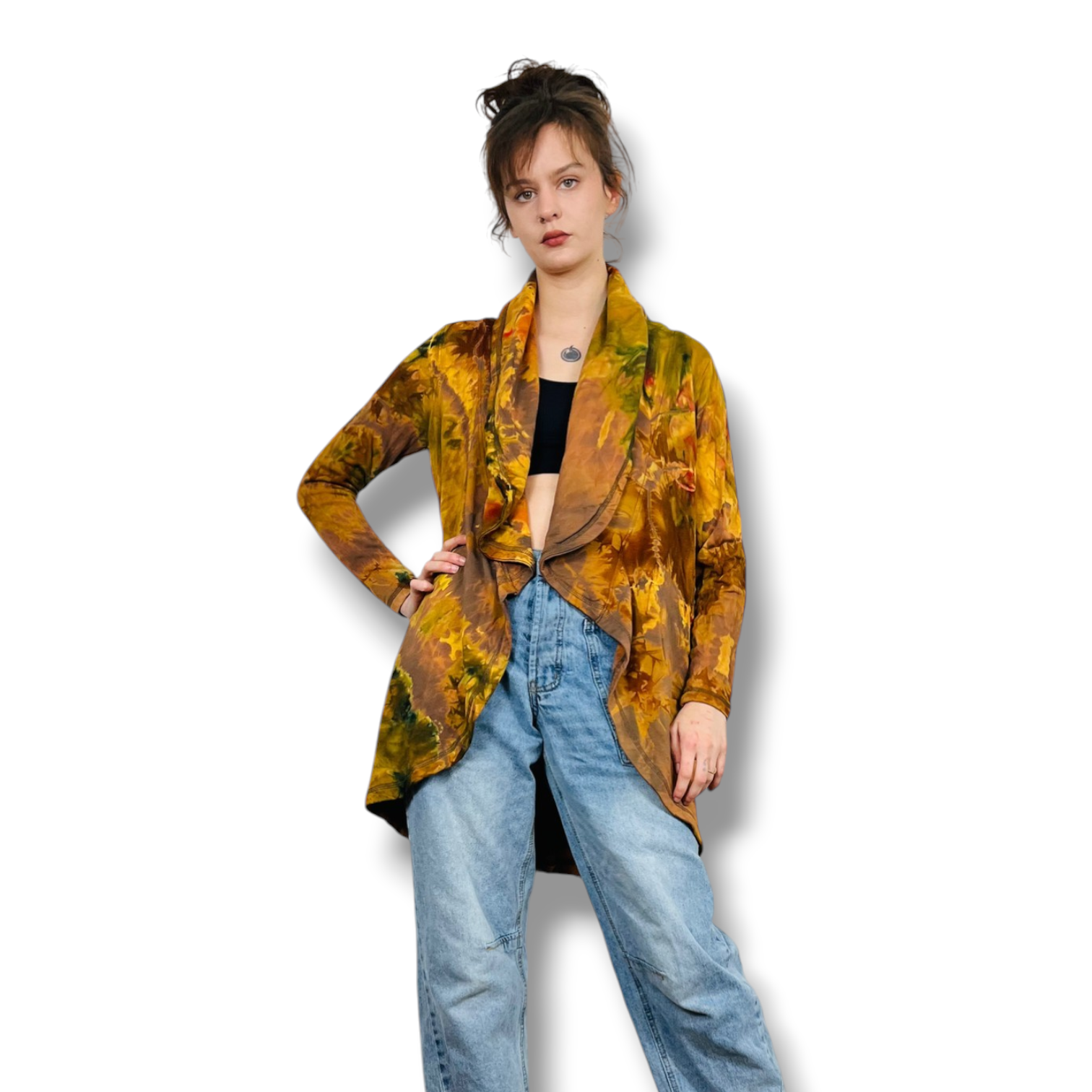 NEW Small Flowy Fleece lined Cardigan 