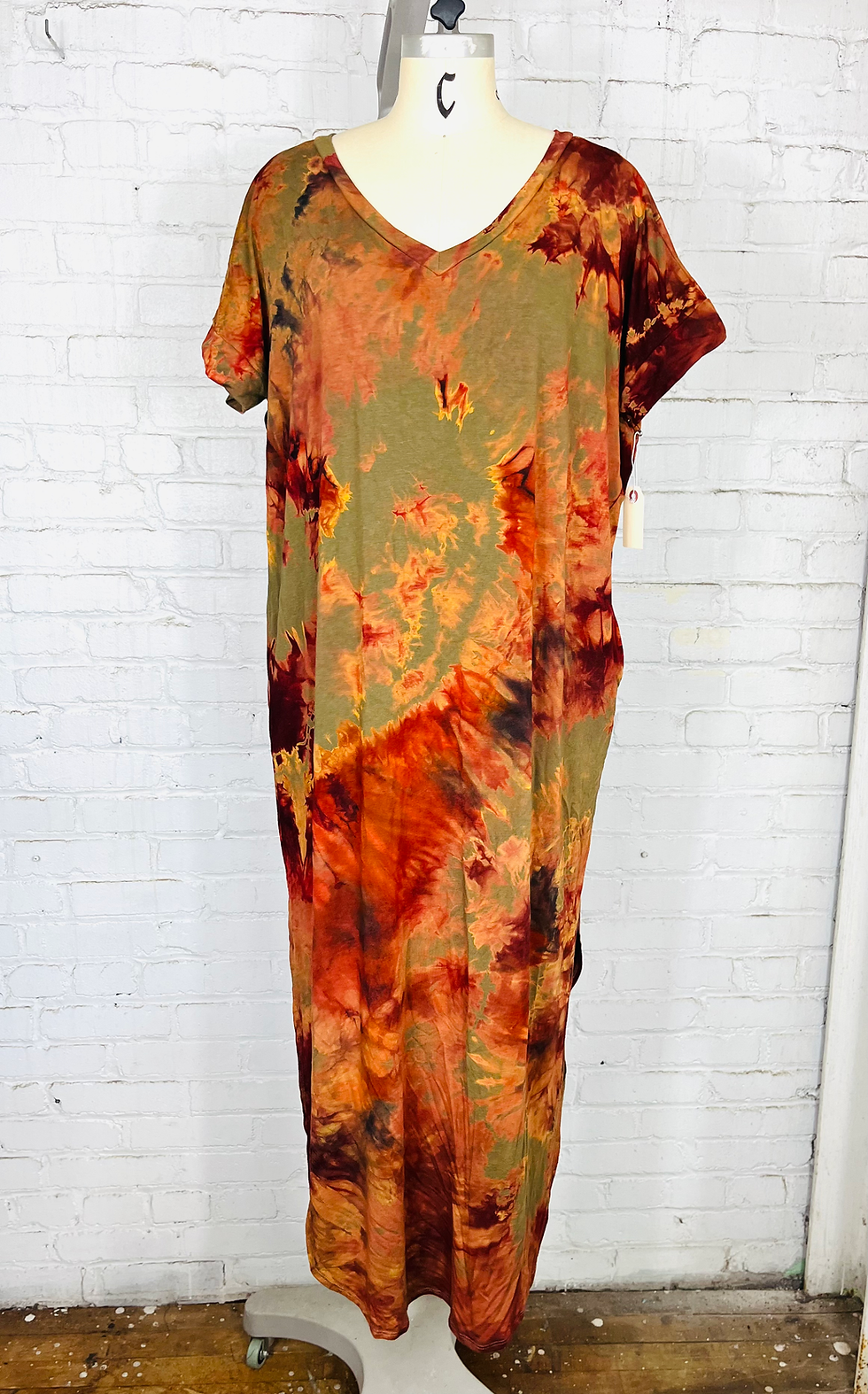 Thumbnail: XLarge Maxi Dress w/pockets  ( fits 16-18