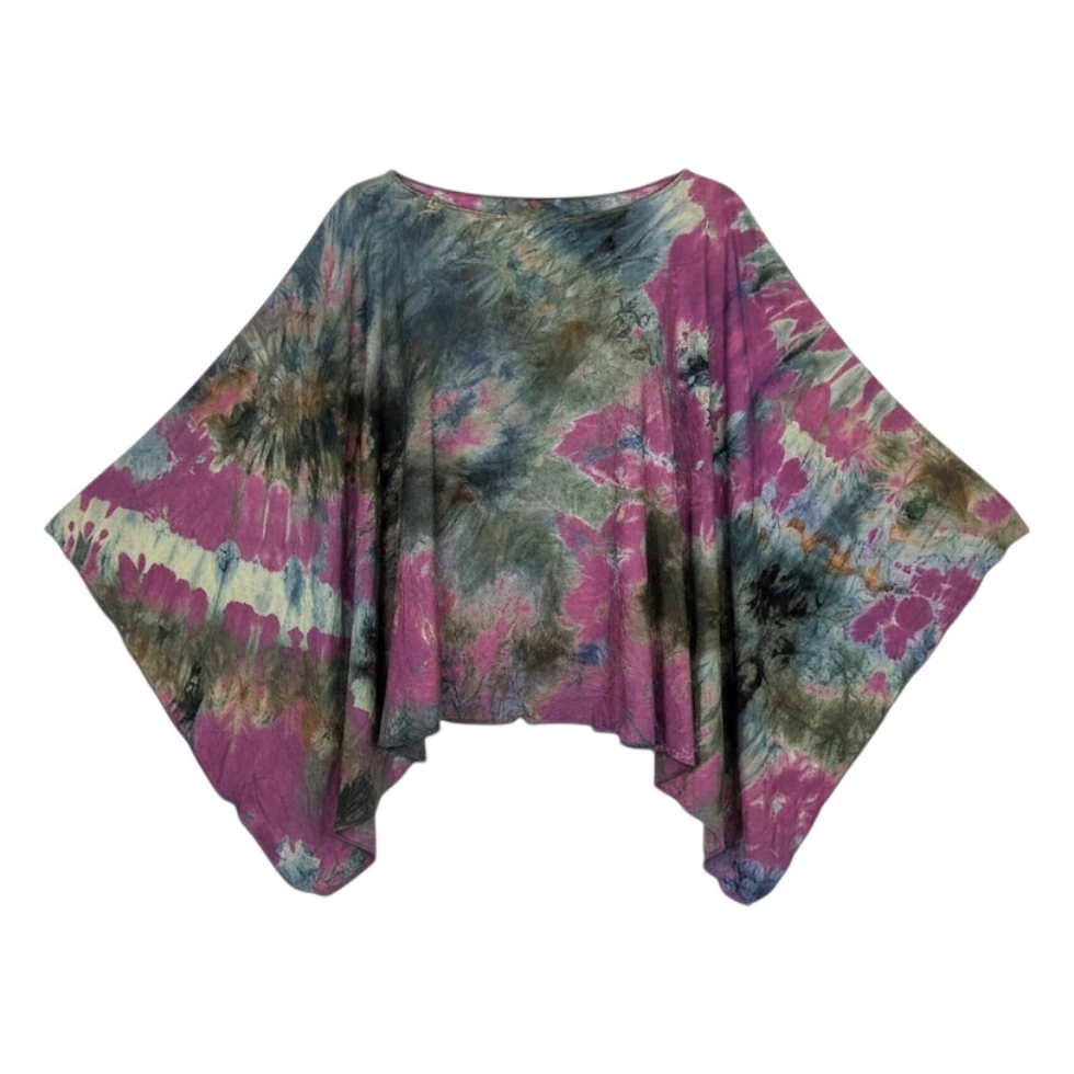 Thumbnail: Mid Length One Size ( size 2-14) Tie Dye Shrug