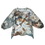 Thumbnail: Tie Dye Large color Puddle $42.00 Raw Hem Drop 3/4 Sleeve Crewneck Sweatshirt