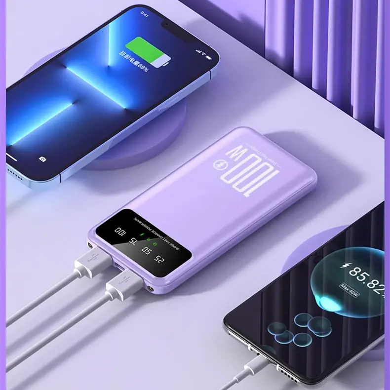 Thumbnail: PD 22.5W Fast Charging Power Bank 10000/20000mAh Dual USB-C LED