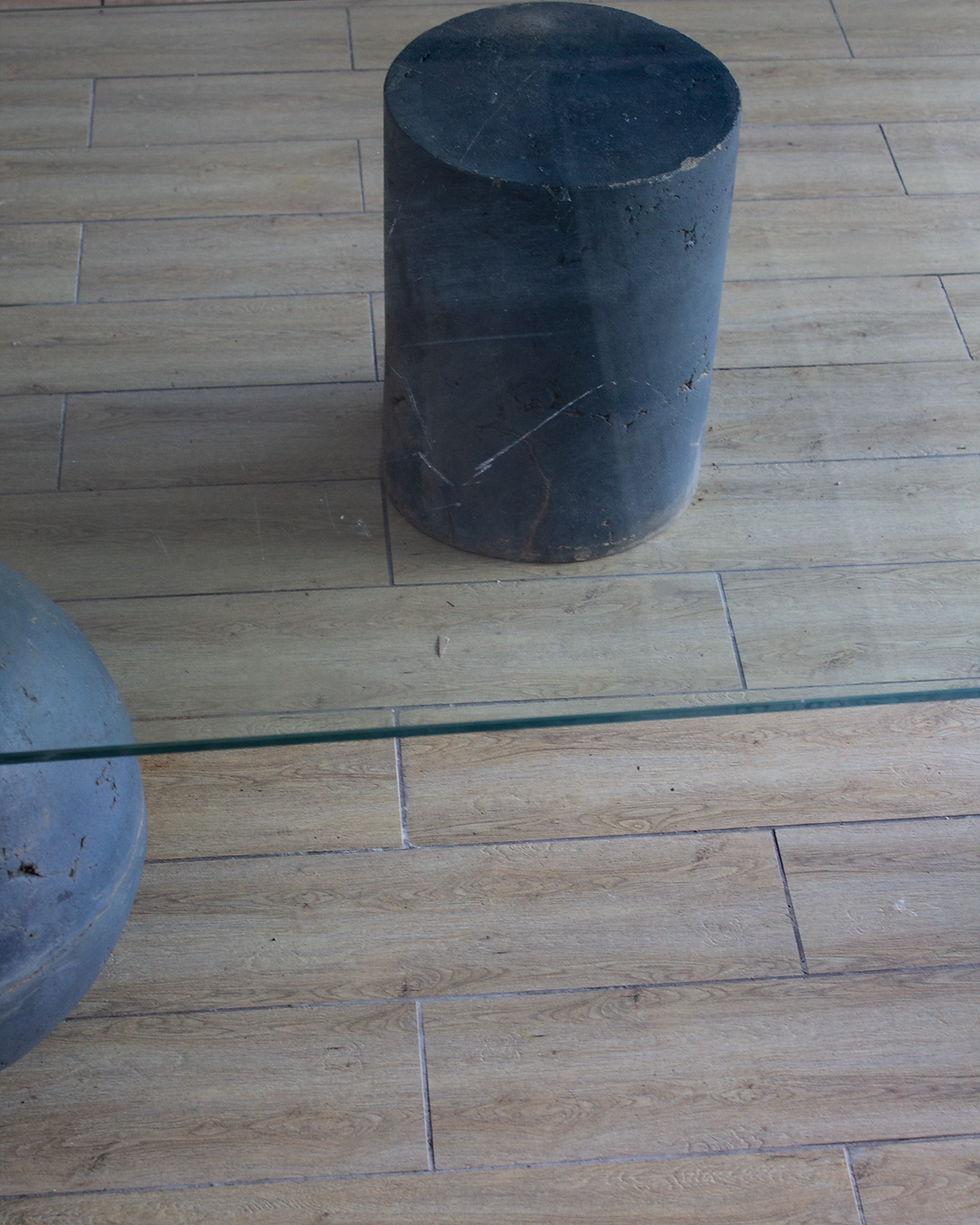 Thumbnail: Large Vintage concrete coffee table 1980