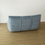 Thumbnail: Pastel Blue Velvet Togo Style 2 Seater 1970's