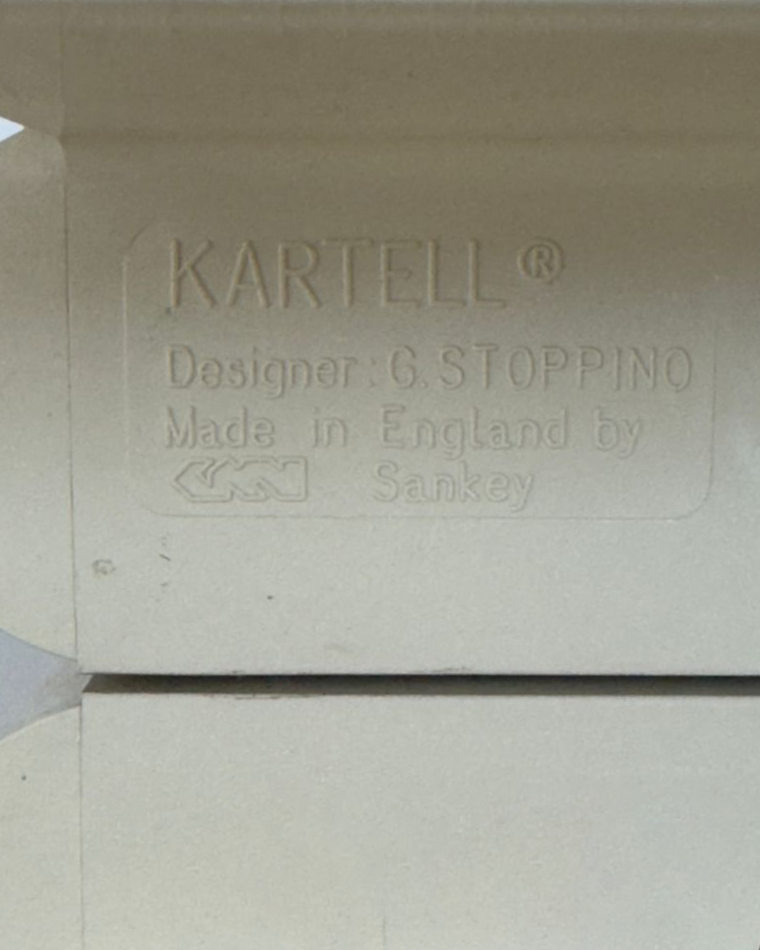 Giotto Stoppino Magazine Rack for Sankey England England, c. 1970s–1980s