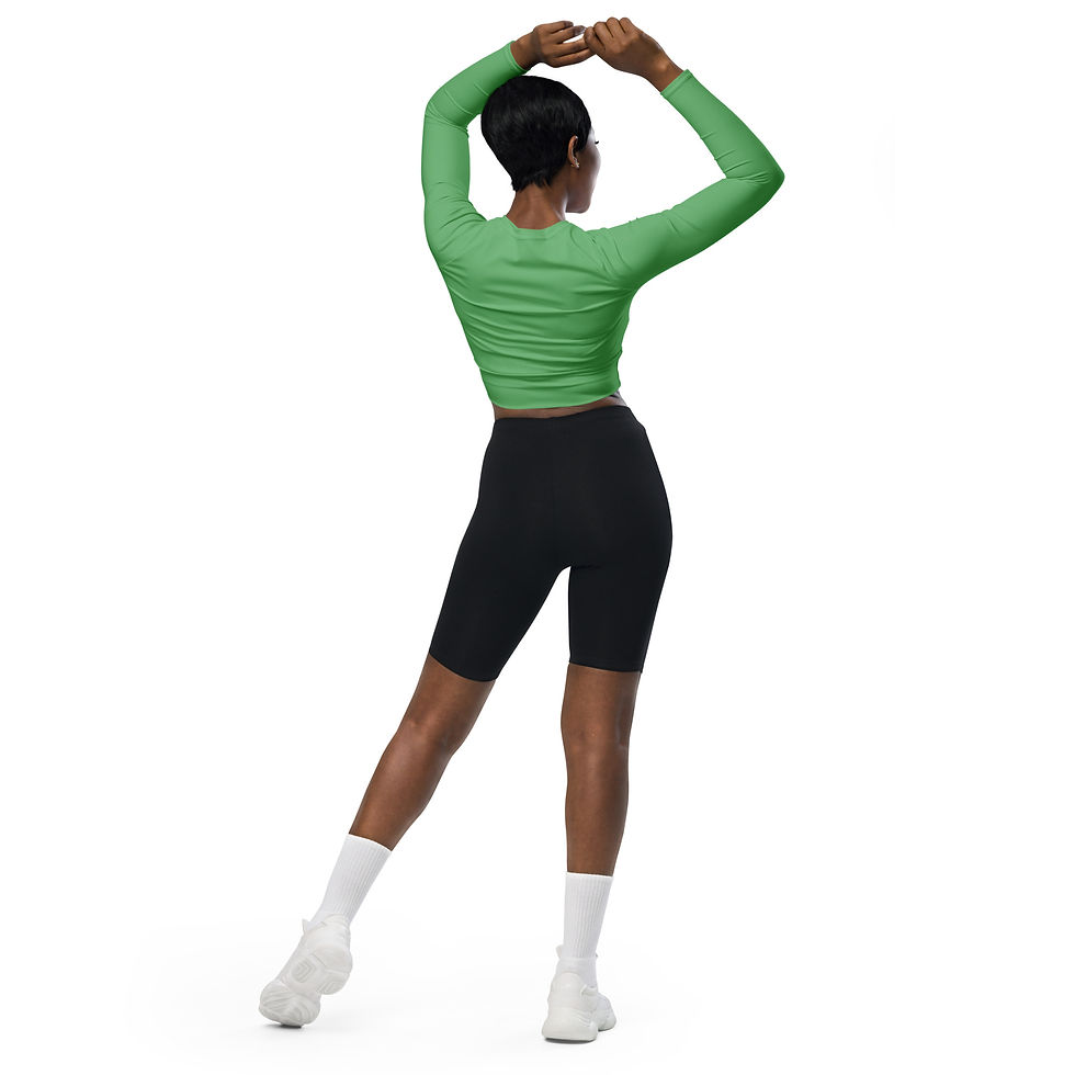 Miniaturbild:  AGNB (DNA) Recycled long-sleeve crop top