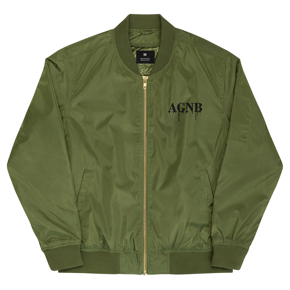 Thumbnail: AGNB Drip Premium recycled bomber jacket
