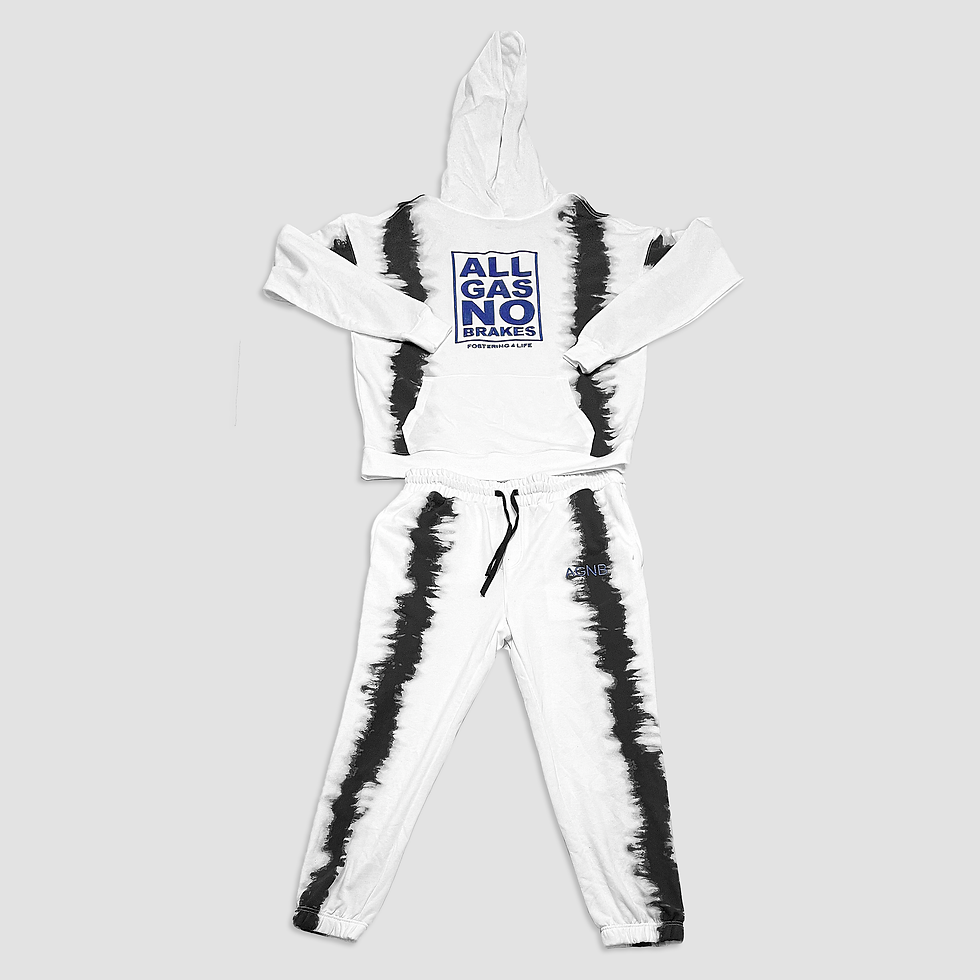 Thumbnail: AGNB Tie Dye Hoodie Long Sleeve & Joggers  Set