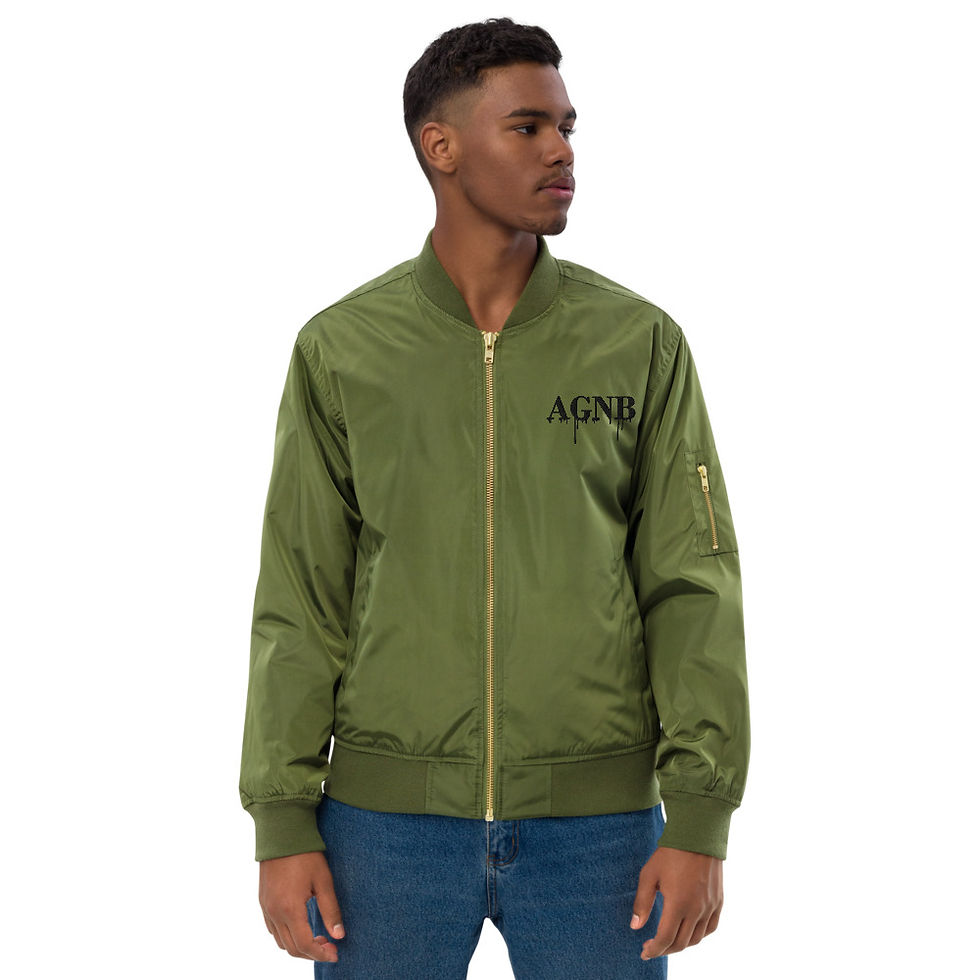 Miniatura: AGNB (DRIP) Premium recycled bomber jacket