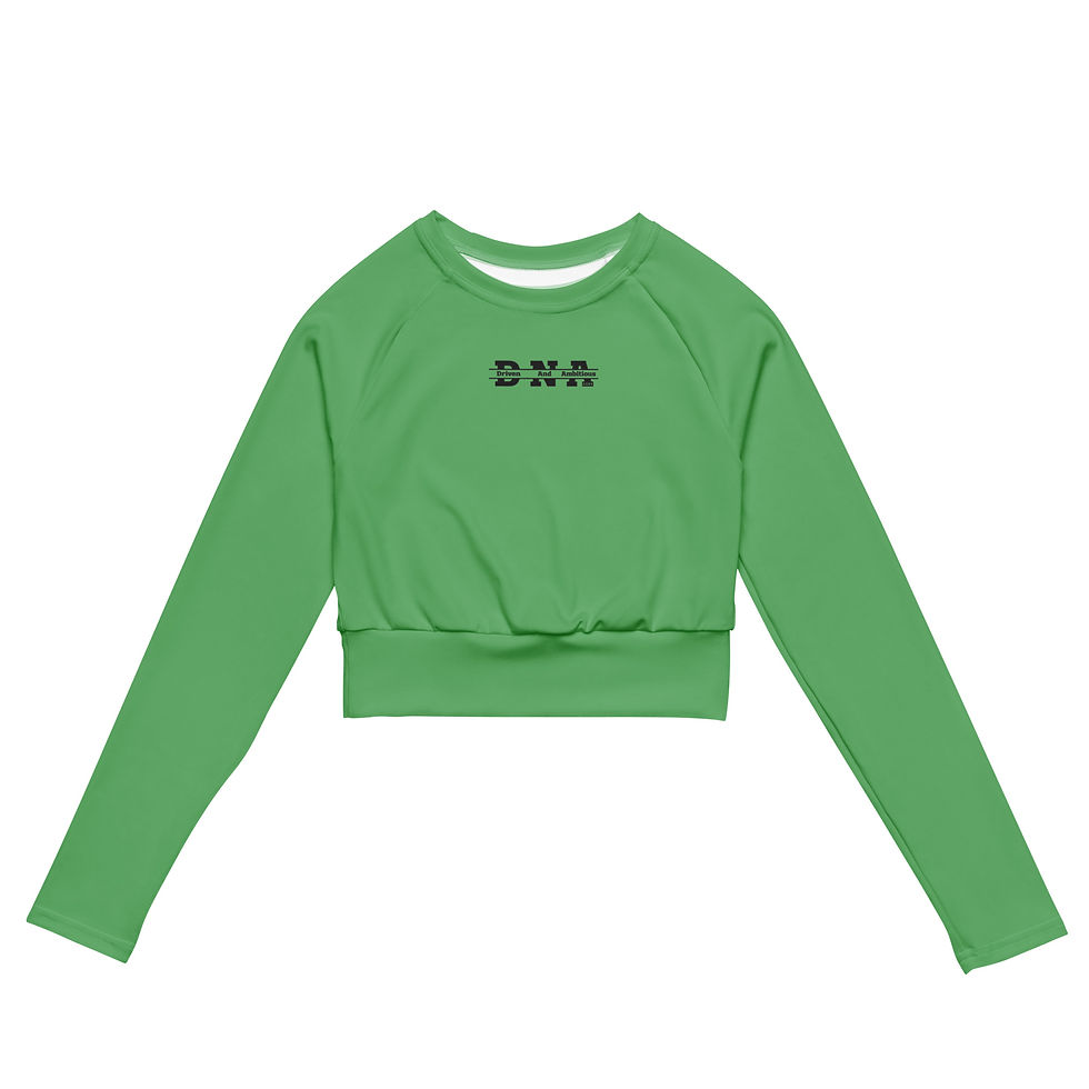 Miniaturbild:  AGNB (DNA) Recycled long-sleeve crop top